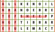 Animals Word Search